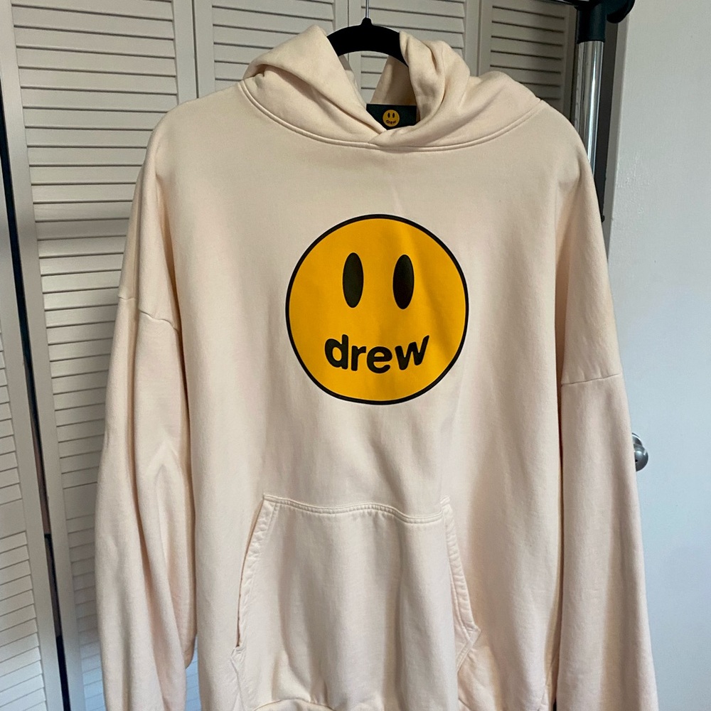 drew house cream mascot hoodie AUTHENTIC